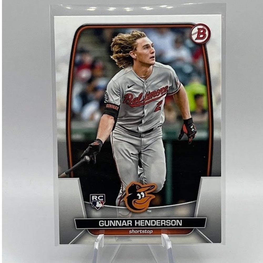 Gunnar Henderson 2023 Bowman 65 MLB Baltimore Orioles Trading Card